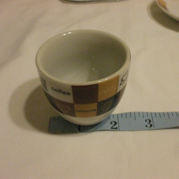 Collector's 2 Miniture Coffee Cafe Cup & Saucer - Picture 3 of 9